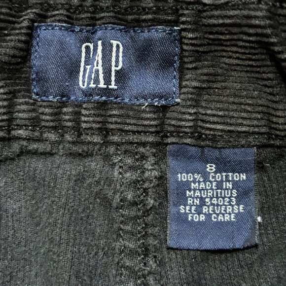 GAP Straight Leg Corduroy Pants in Midnight Blue SZ 8 - Picture 6 of 8
